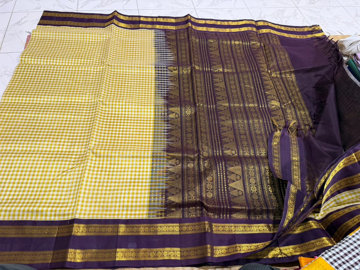 Pure silk cotton saree