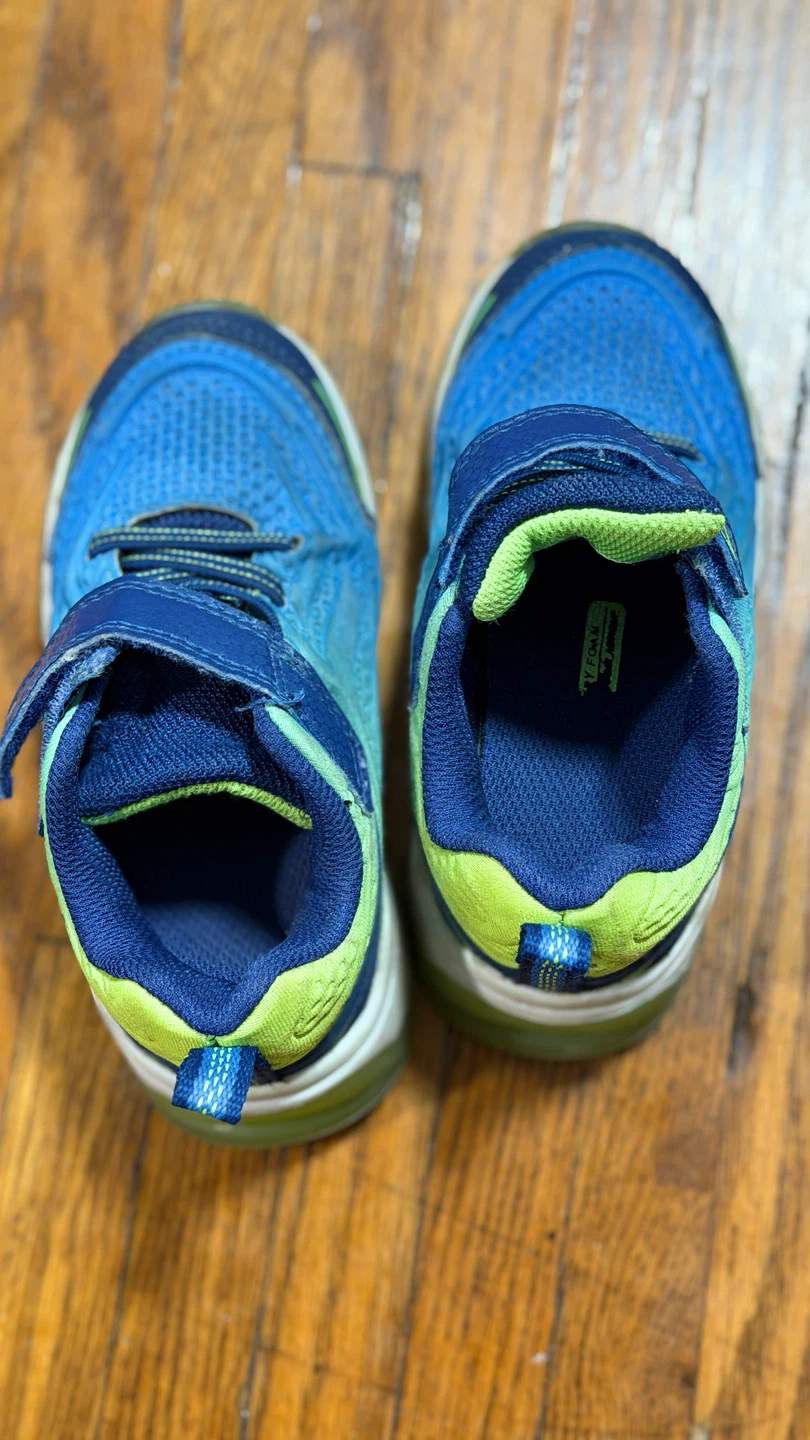 Skechers Kids Blue & Green Running Shoes - photo 3