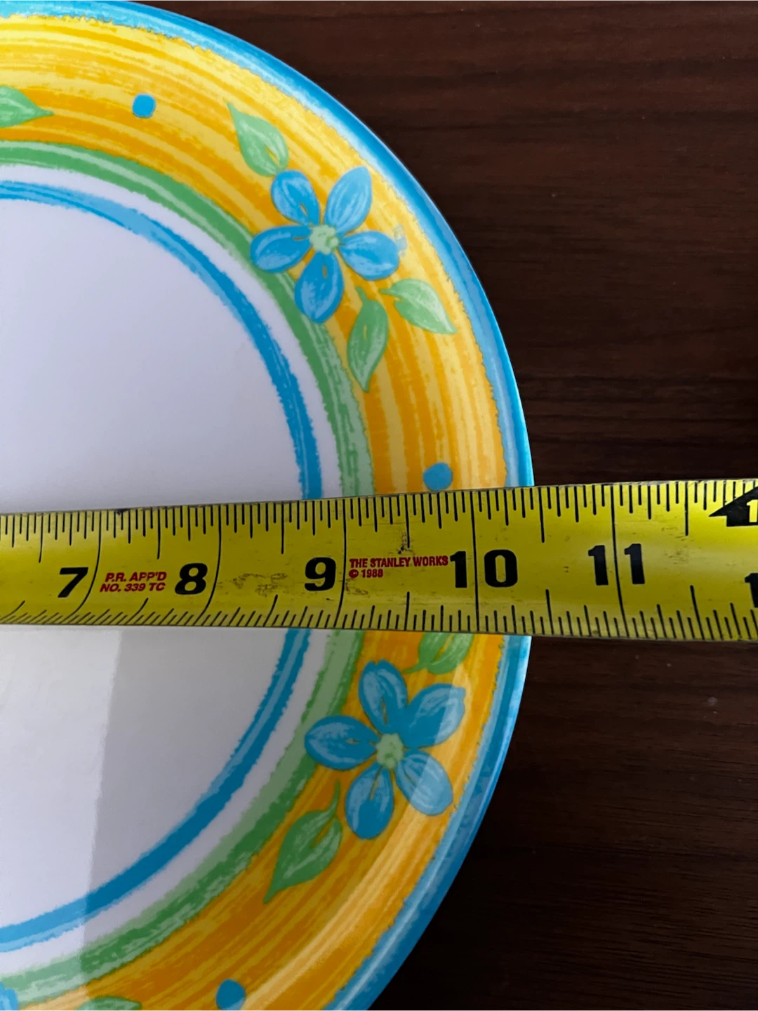 Set of 3 Floral Plates - photo 4
