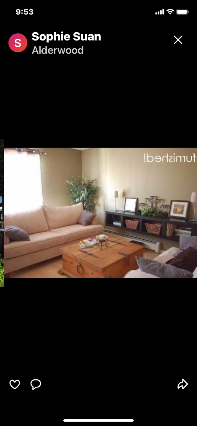 Private spacious 1 bedrm apt.SINGLE or Couple  Sept 30