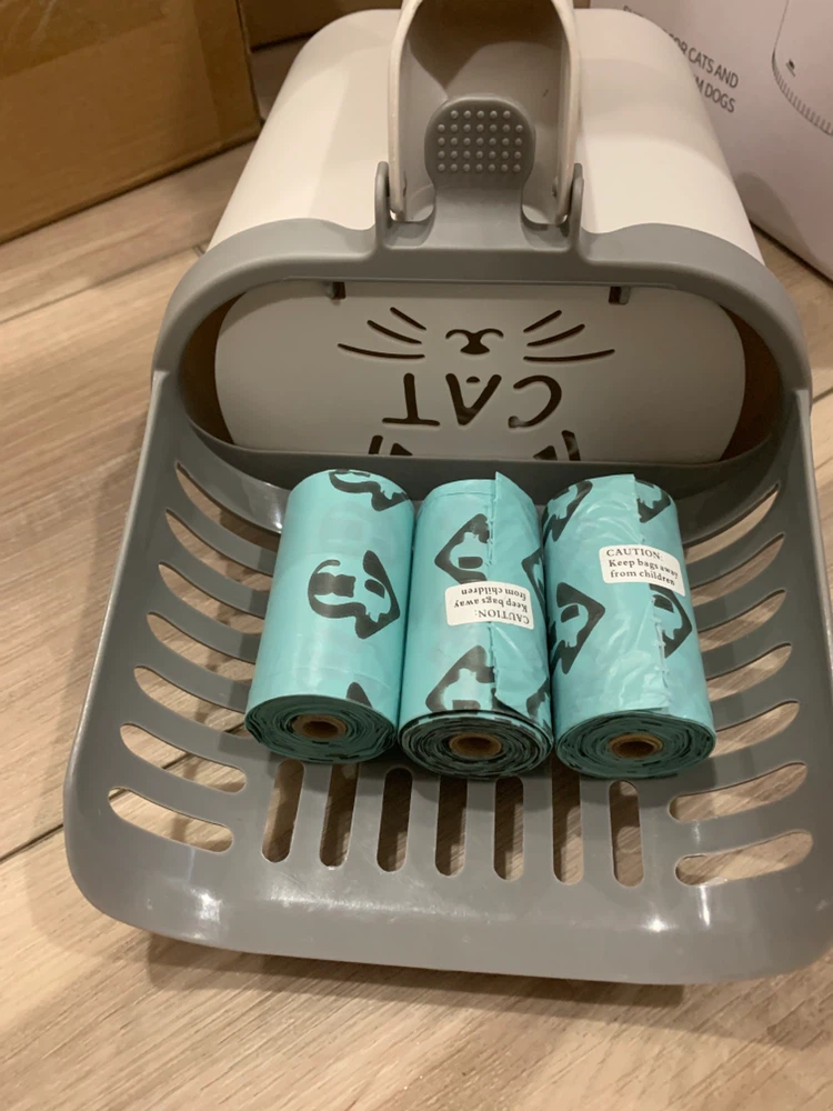 Cat Litter Scoop with Waste Bin
