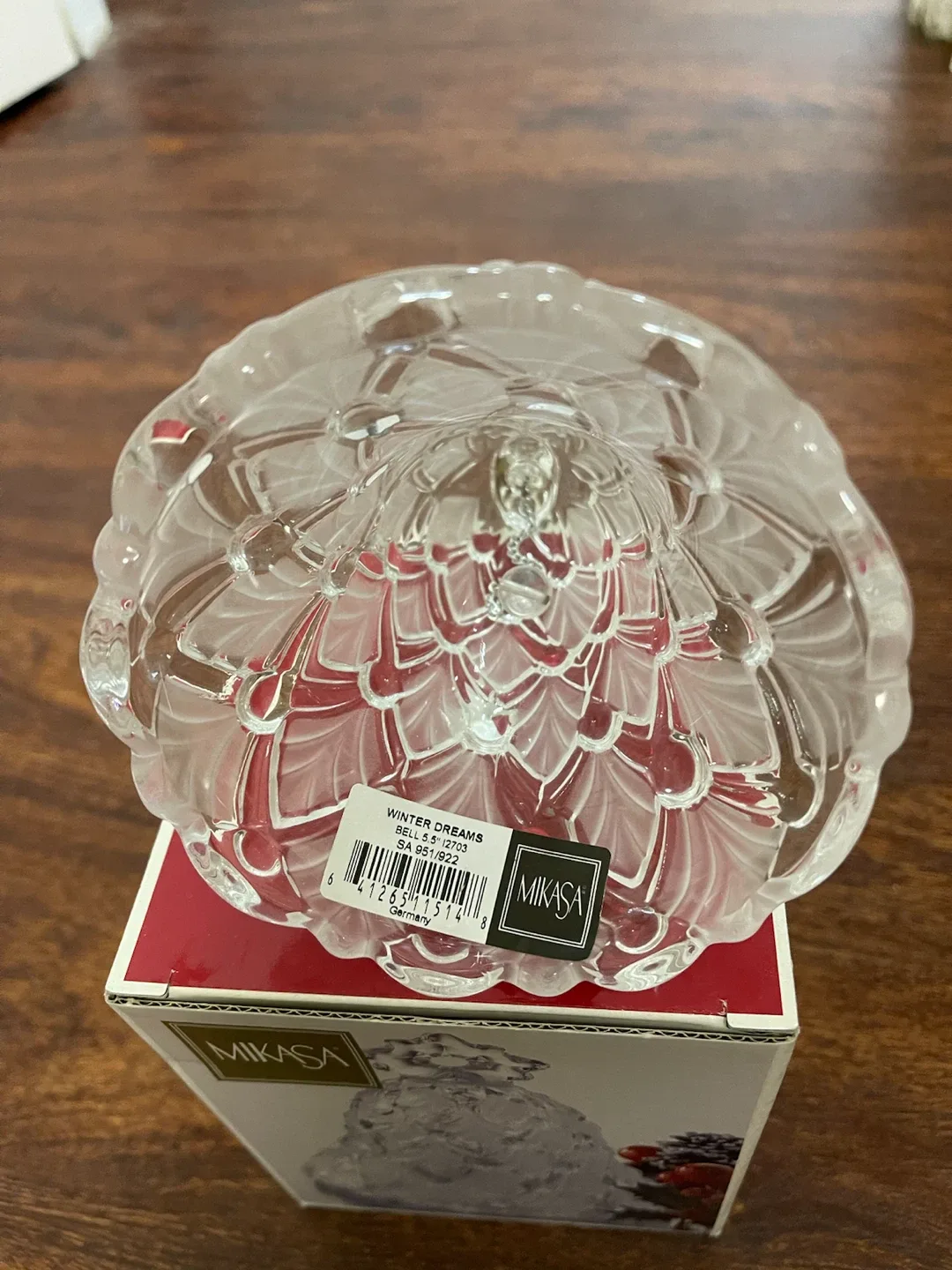 Mikasa Winter beautiful crystal bell features - photo 2