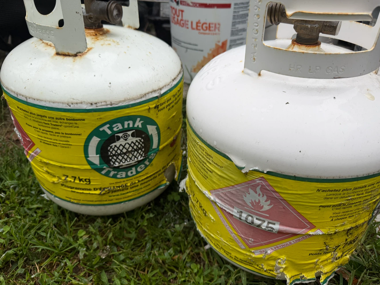 Propane Tanks-15$ each - more than half