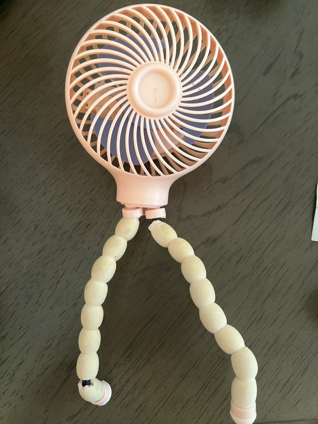 Pink Flexible Tripod Fan