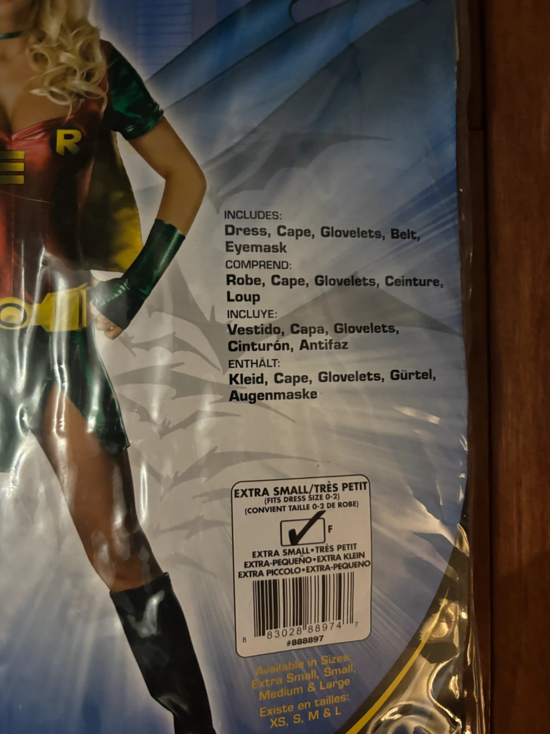 Small Robin Adult Costume - DC Comics Batman Family - photo 3
