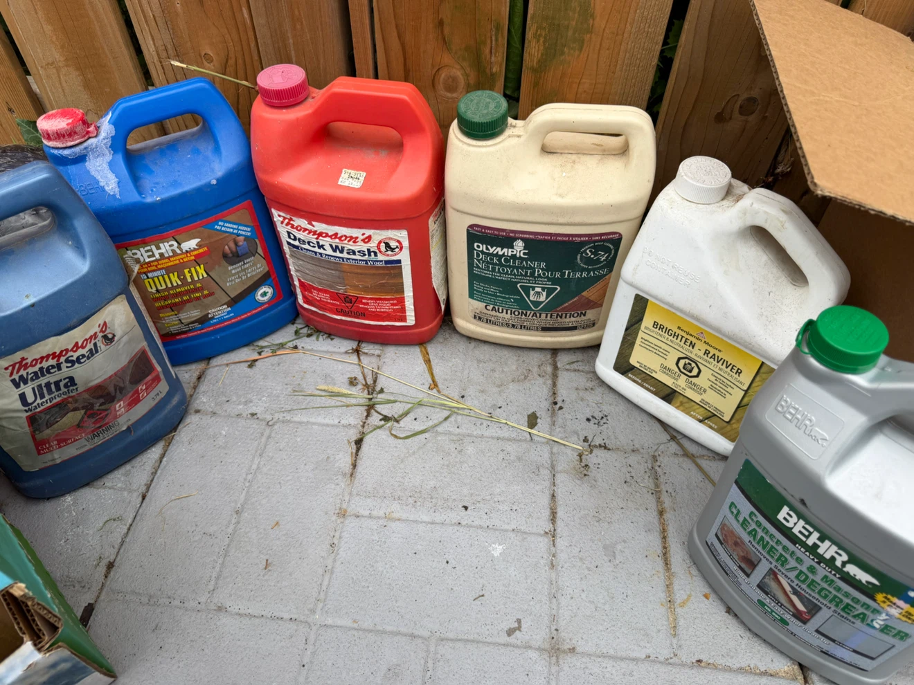 BEHR Concrete & Masonry Cleaner/Degreaser- all for 25$
