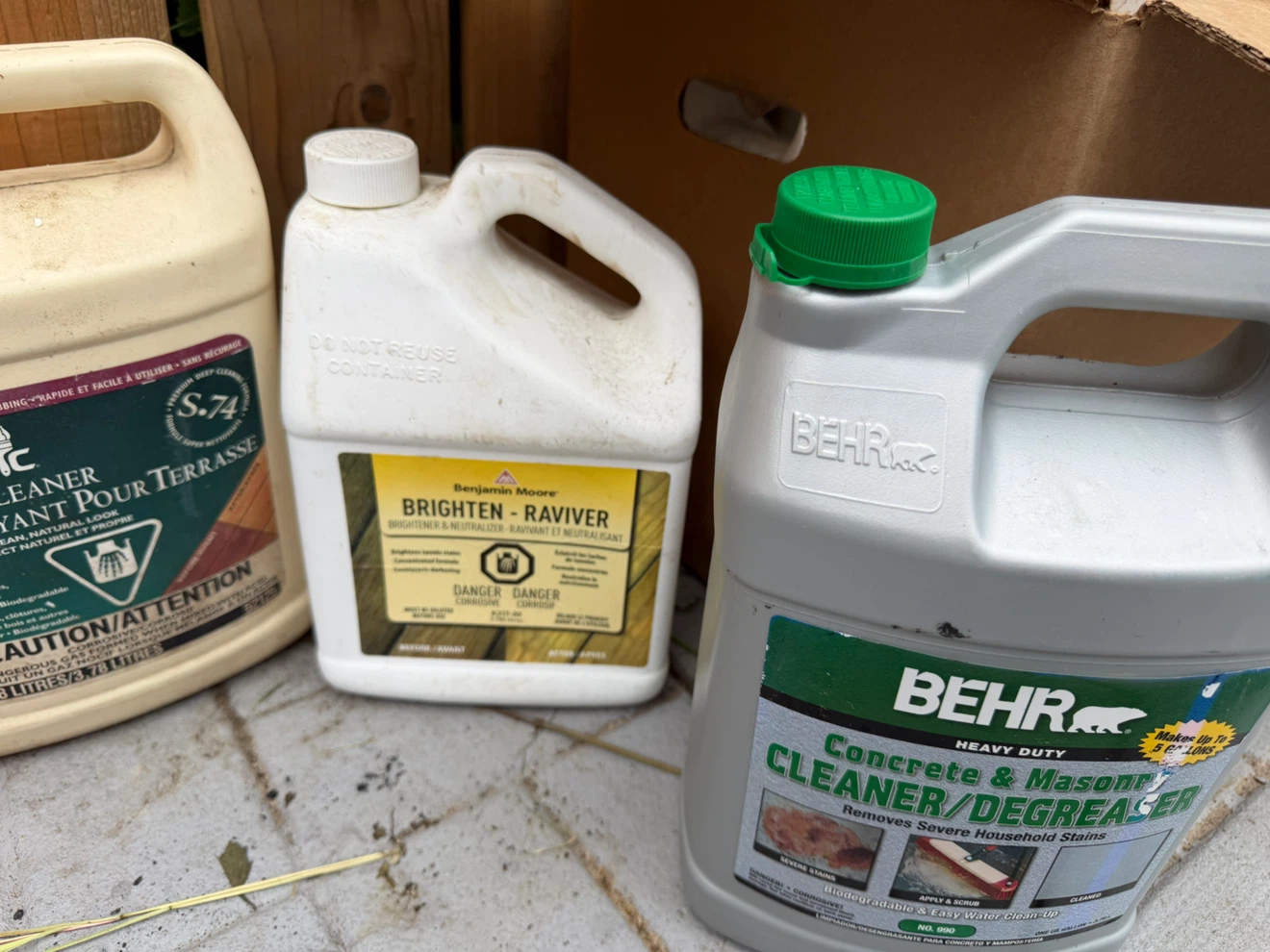BEHR Concrete & Masonry Cleaner/Degreaser- all for 25$ - photo 3
