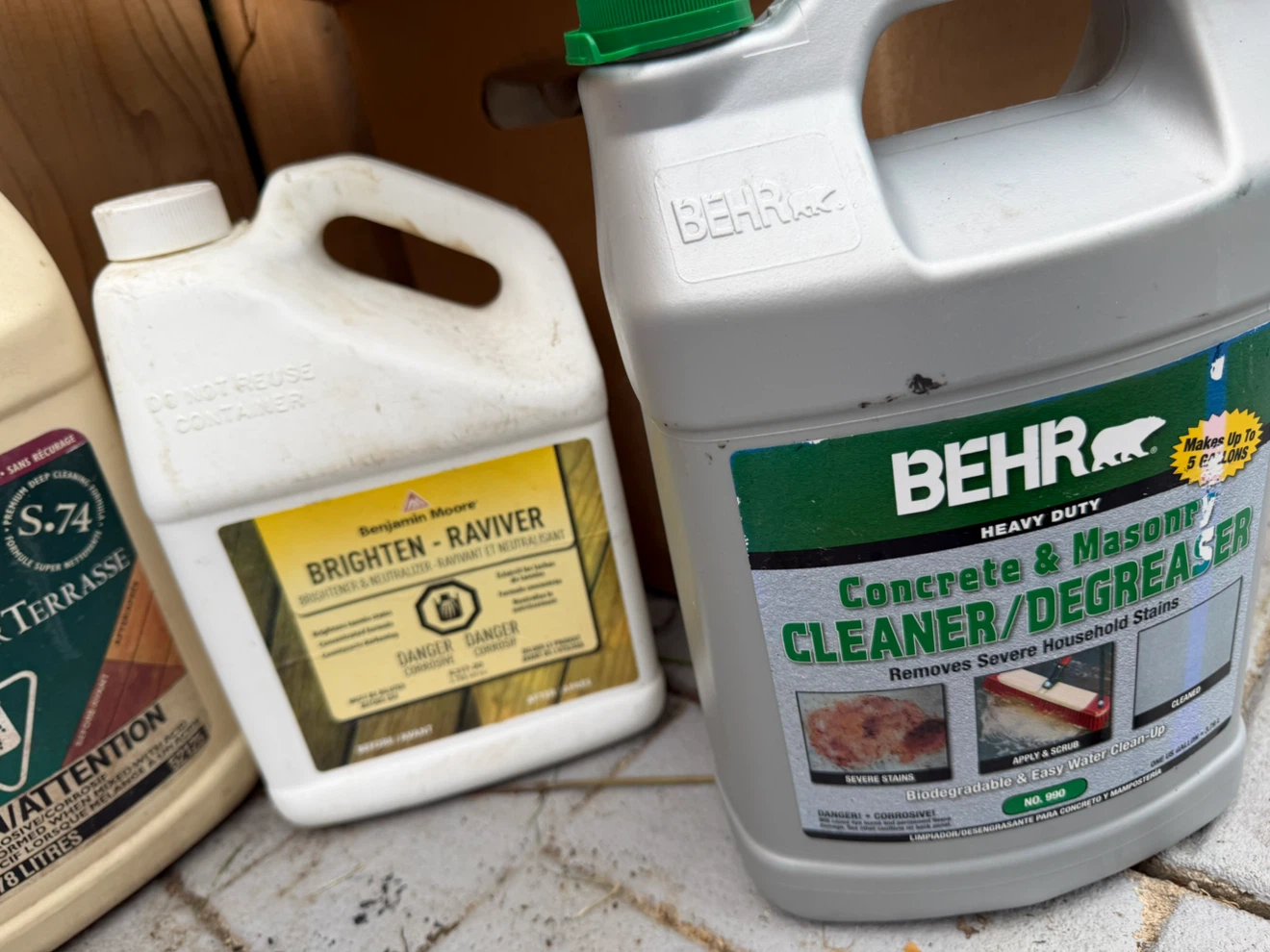 BEHR Concrete & Masonry Cleaner/Degreaser- all for 25$ - photo 4