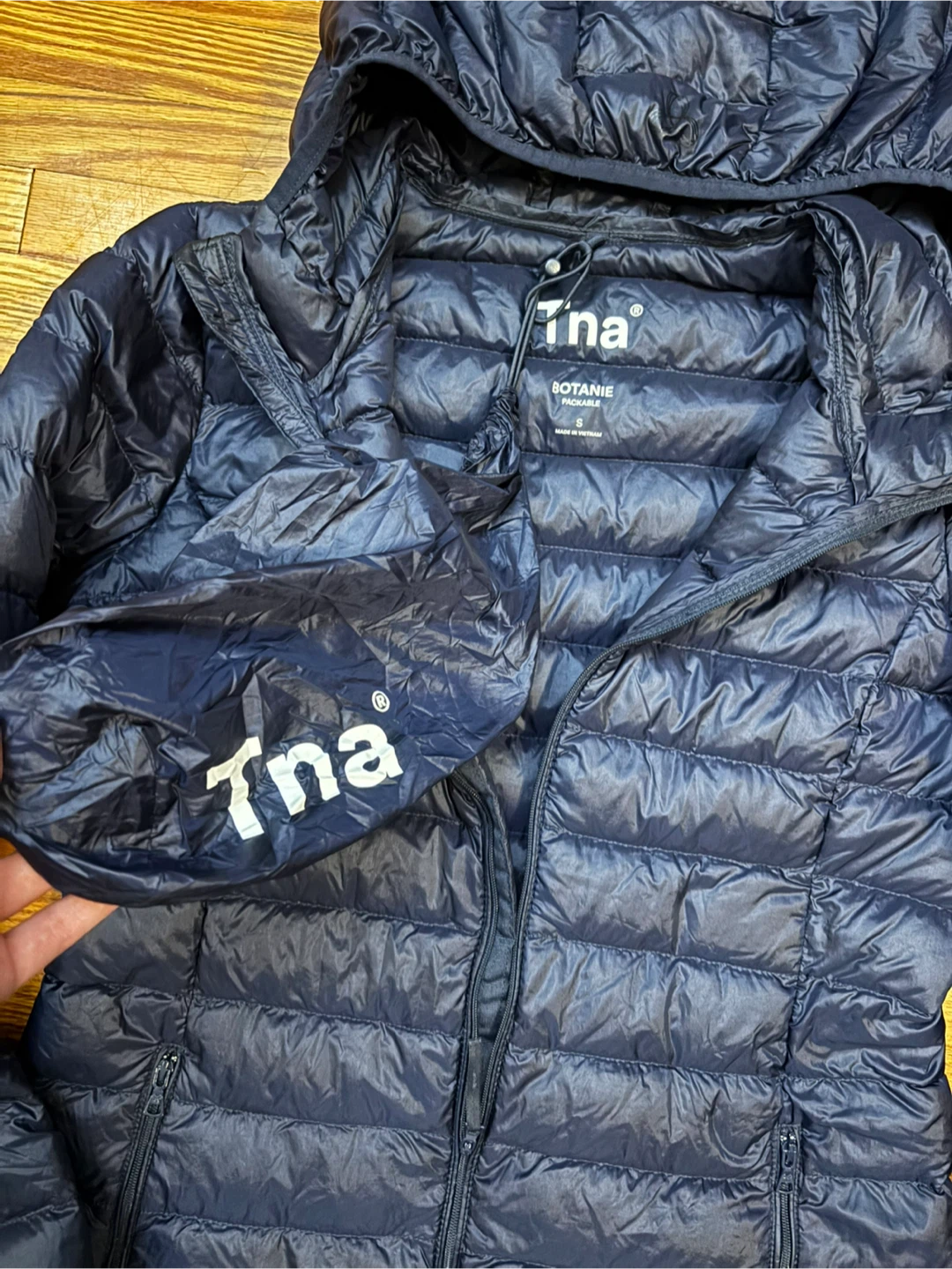 Aritzia TNA Botanie Long Puffer Jacket - size small - photo 3