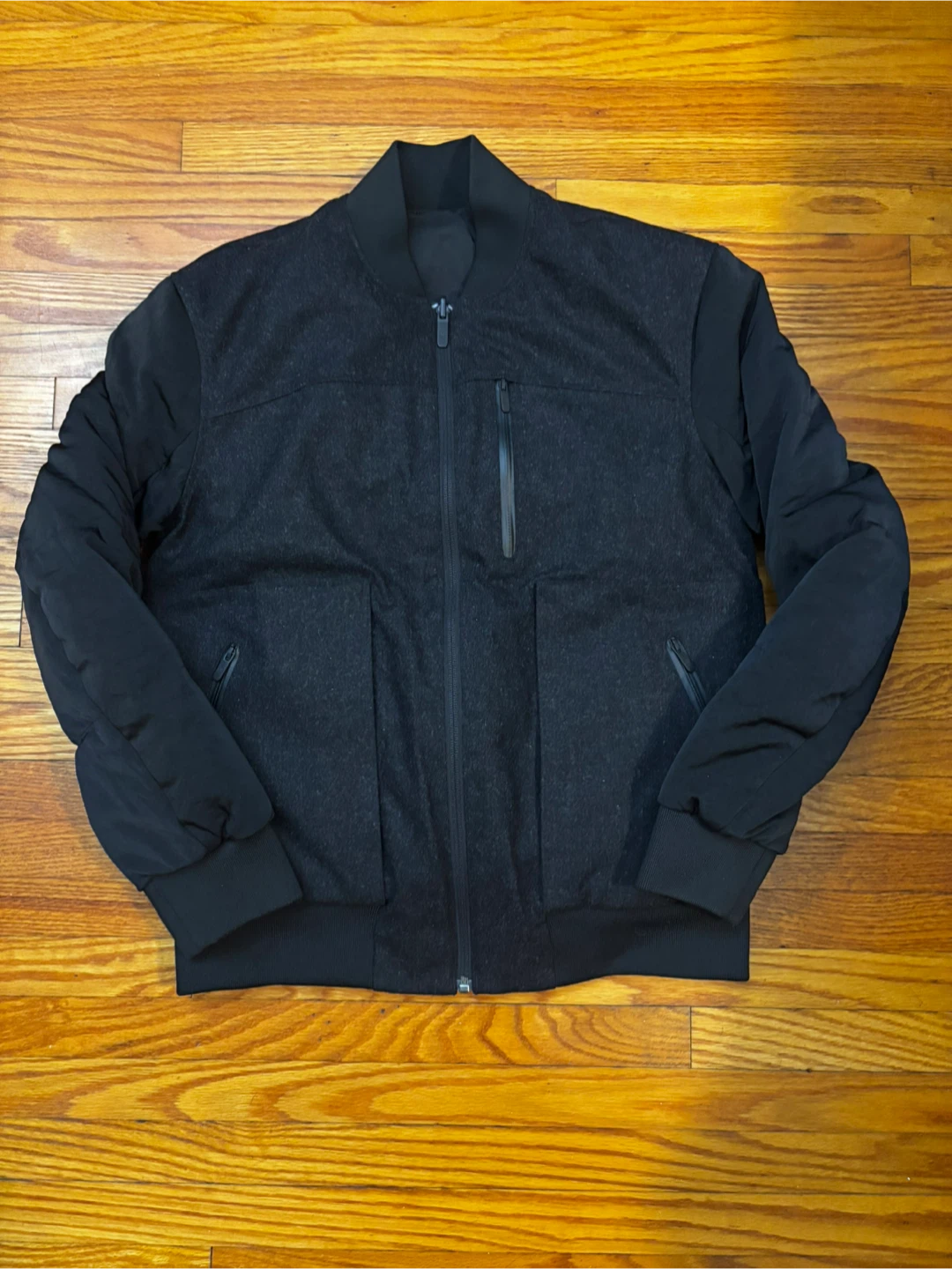 Lululemon Roam Far Wool Bomber Jacket - Reversible-size 4
