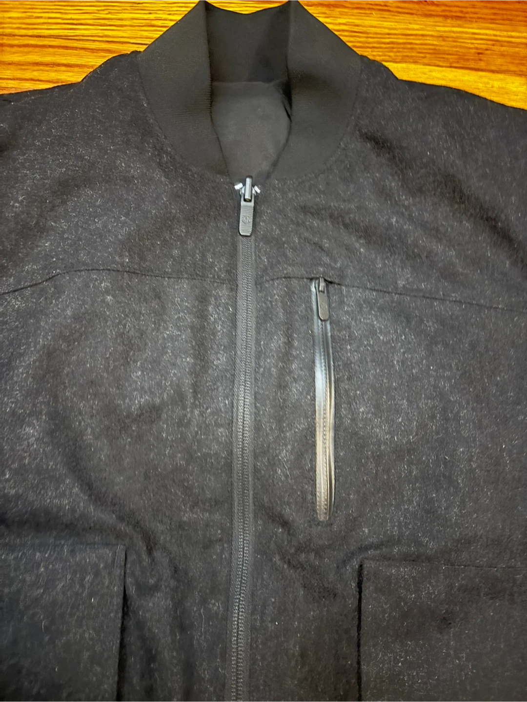 Lululemon Roam Far Wool Bomber Jacket - Reversible-size 4 - photo 2