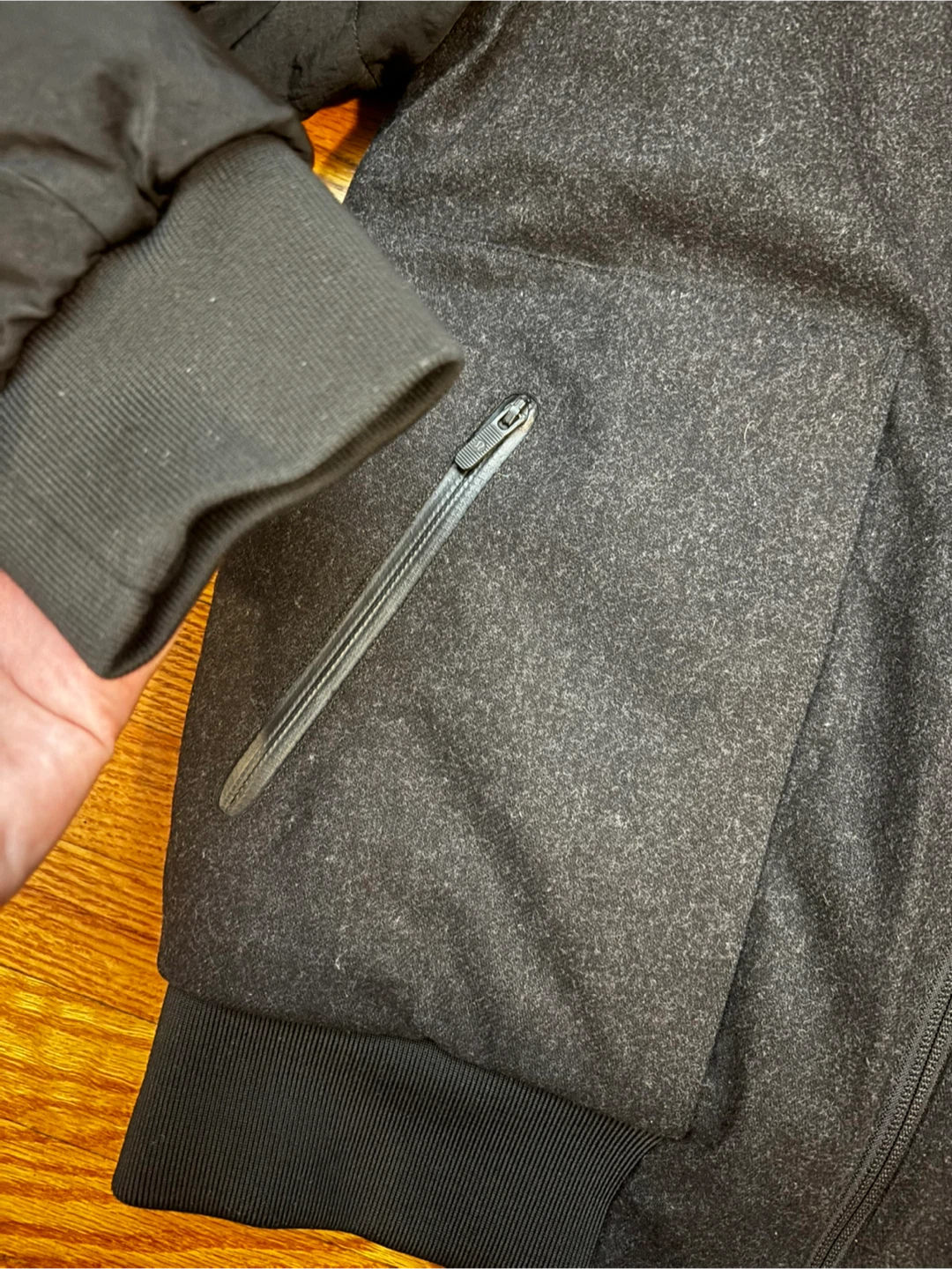 Lululemon Roam Far Wool Bomber Jacket - Reversible-size 4 - photo 3