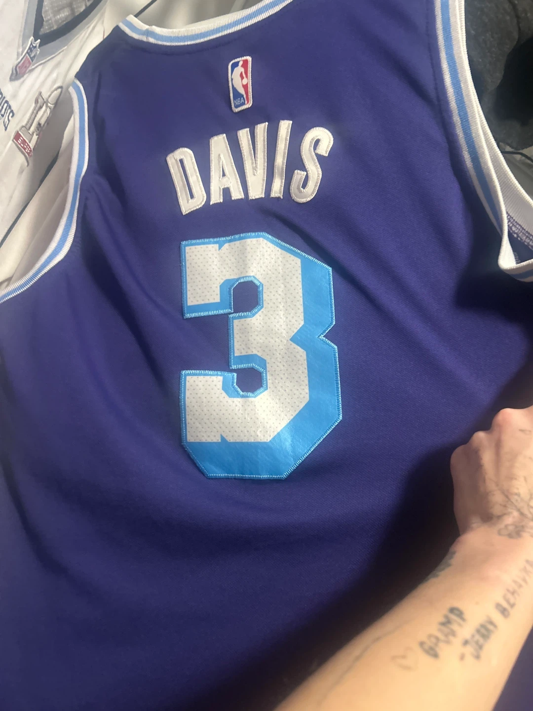 Los Angeles Lakers Anthony Davis #3 Jersey - photo 2