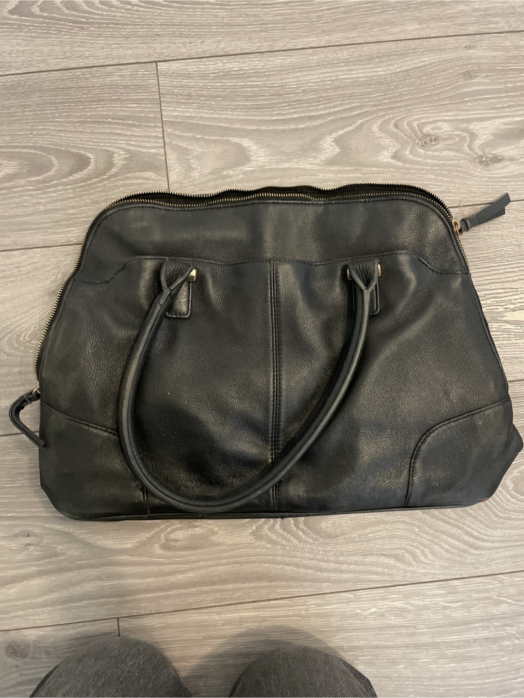 Danier Black Leather Handbag