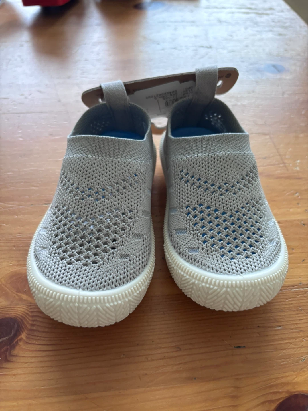 Jan & Jul Grey Breeze Knit Shoes Size 5