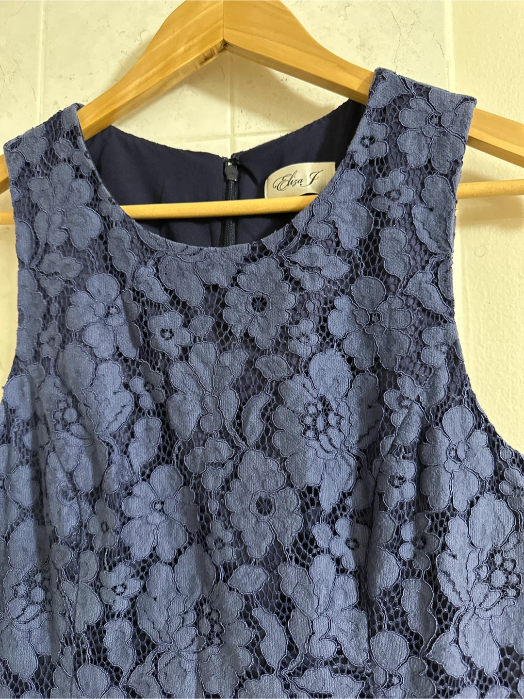 Eliza J Blue Lace Dress Size 8 - photo 2