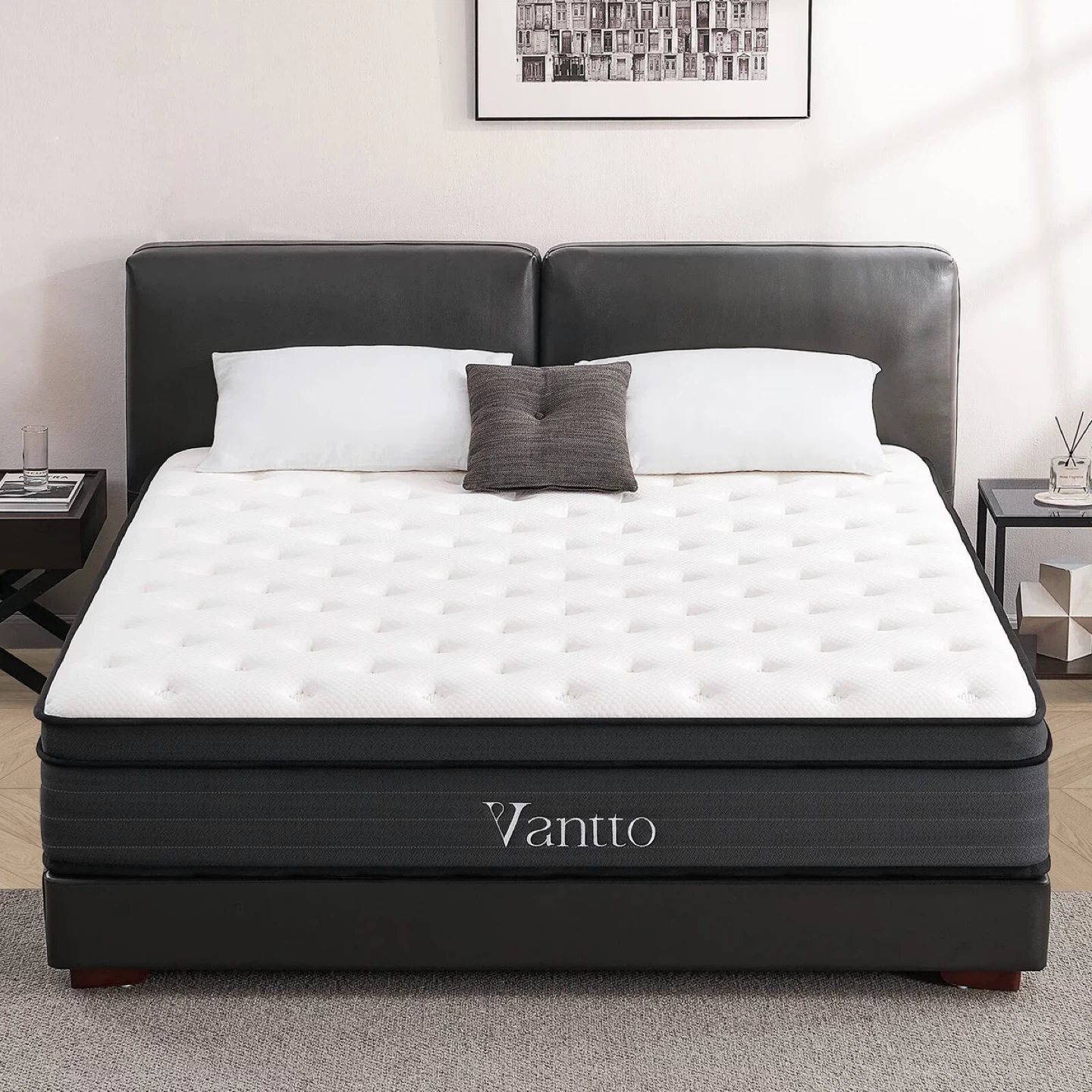 Vantto Twin and DoubleMattress, 10 Inch Memory Foam Hybrid