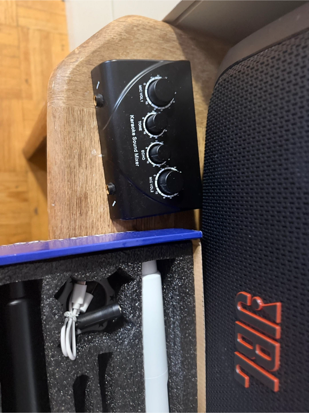 JBL Party Speaker with Microphones and Mixer - photo 4