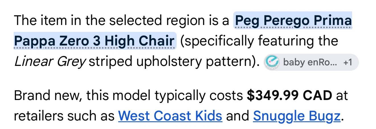 Peg Perego Prima Pappa Zero 3 High Chair