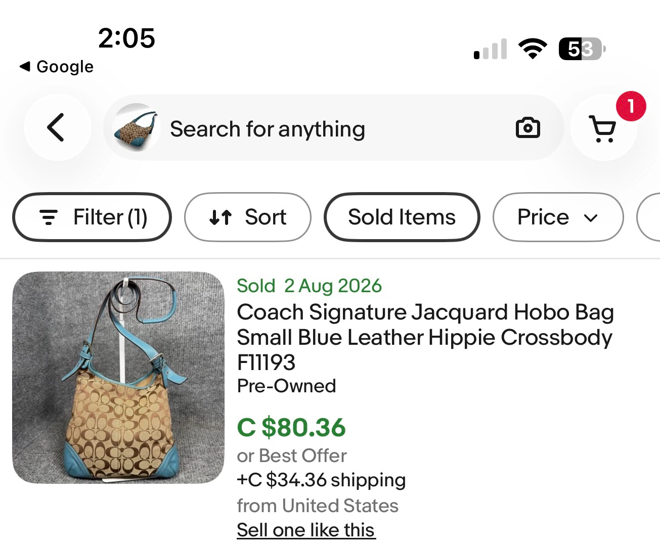 2000s coach crossbody - photo 2