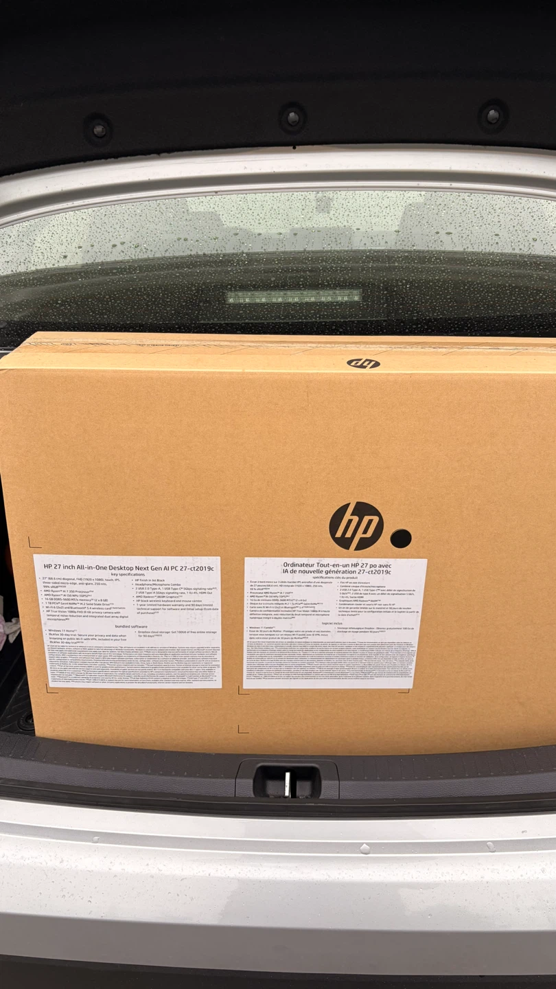 HP 27 inch All-in-One Desktop Next Gen AI PC - photo 2