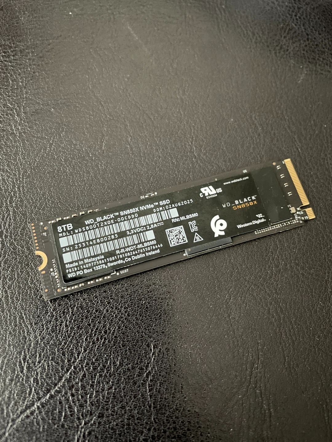 RARE 8TB nvme WD black - photo 2