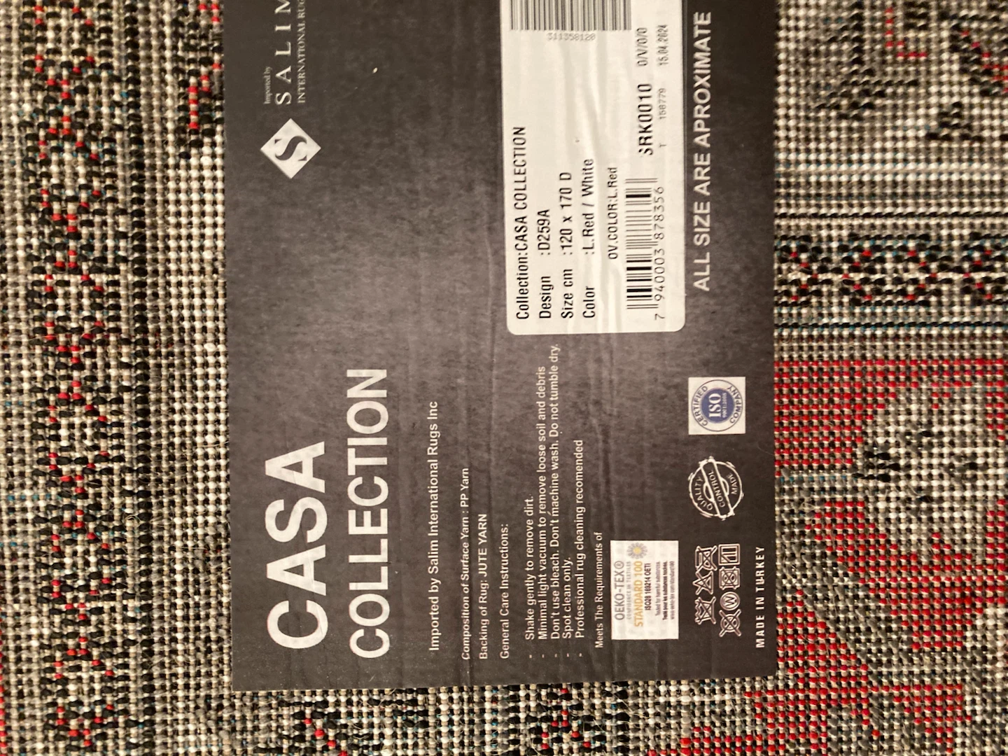 4”x5.7” brand new Area Rug - photo 2