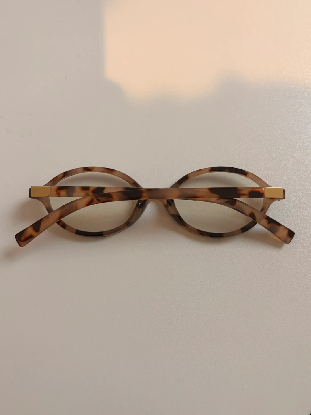 Tortoiseshell Oval Glasses - photo 3