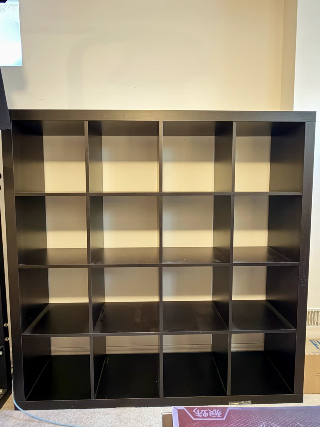 IKEA KALLAX Dark Brown Cube Storage Shelf