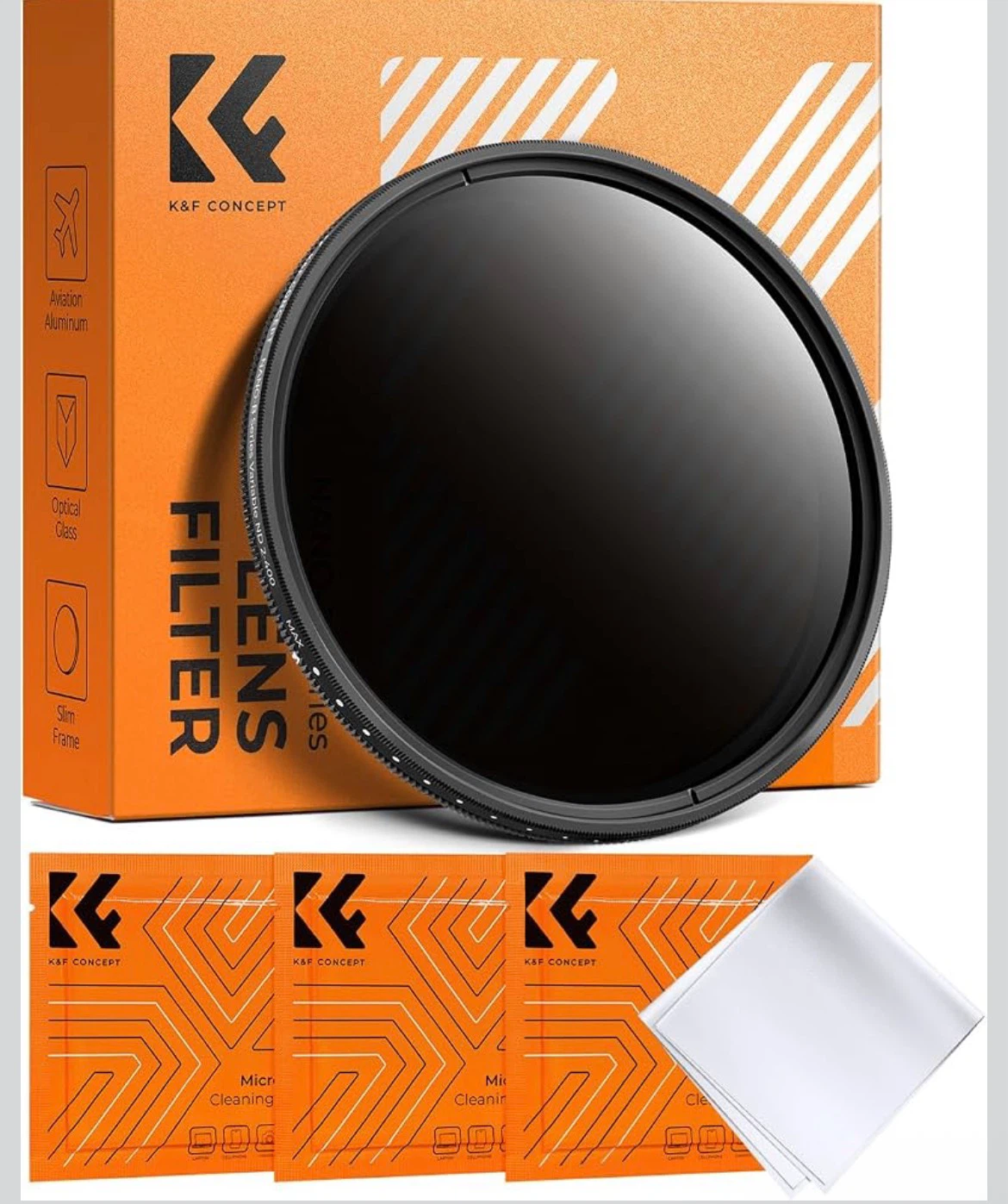 K&F Concept 82mm Variable ND Filter ND2-400