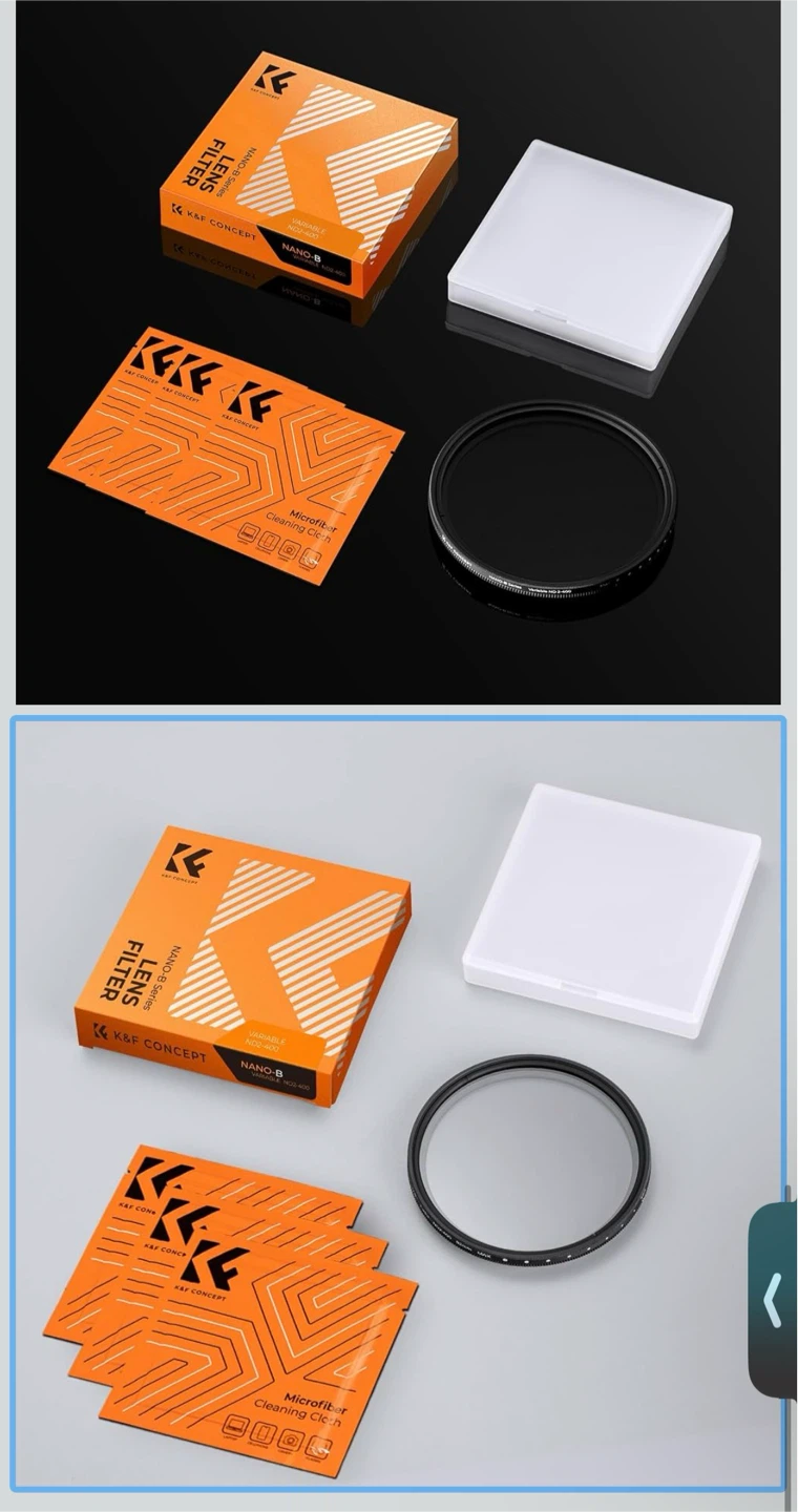 K&F Concept 82mm Variable ND Filter ND2-400 - photo 5