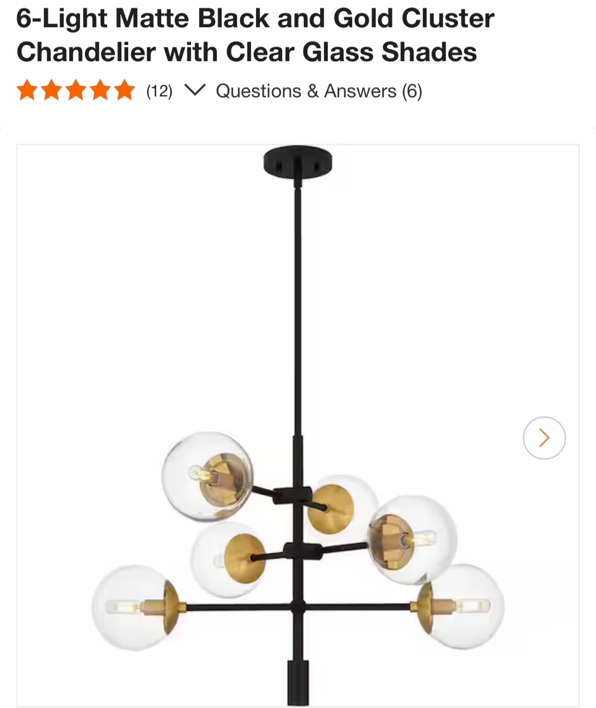 DSi Lighting 6-Light Chandelier - photo 3