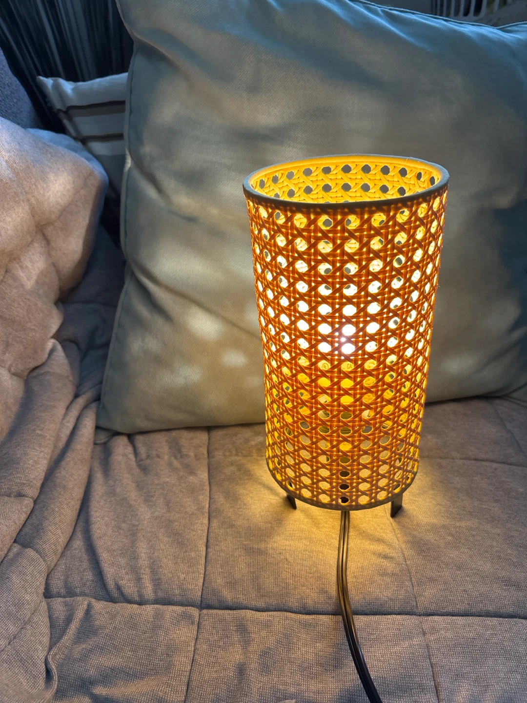Cane Drum Lamp Shade