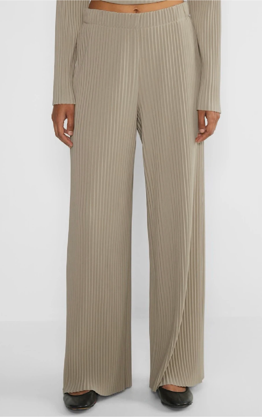 Aritzia: Sunday Best -Pleated Wide Leg Pants - 2XS - photo 2