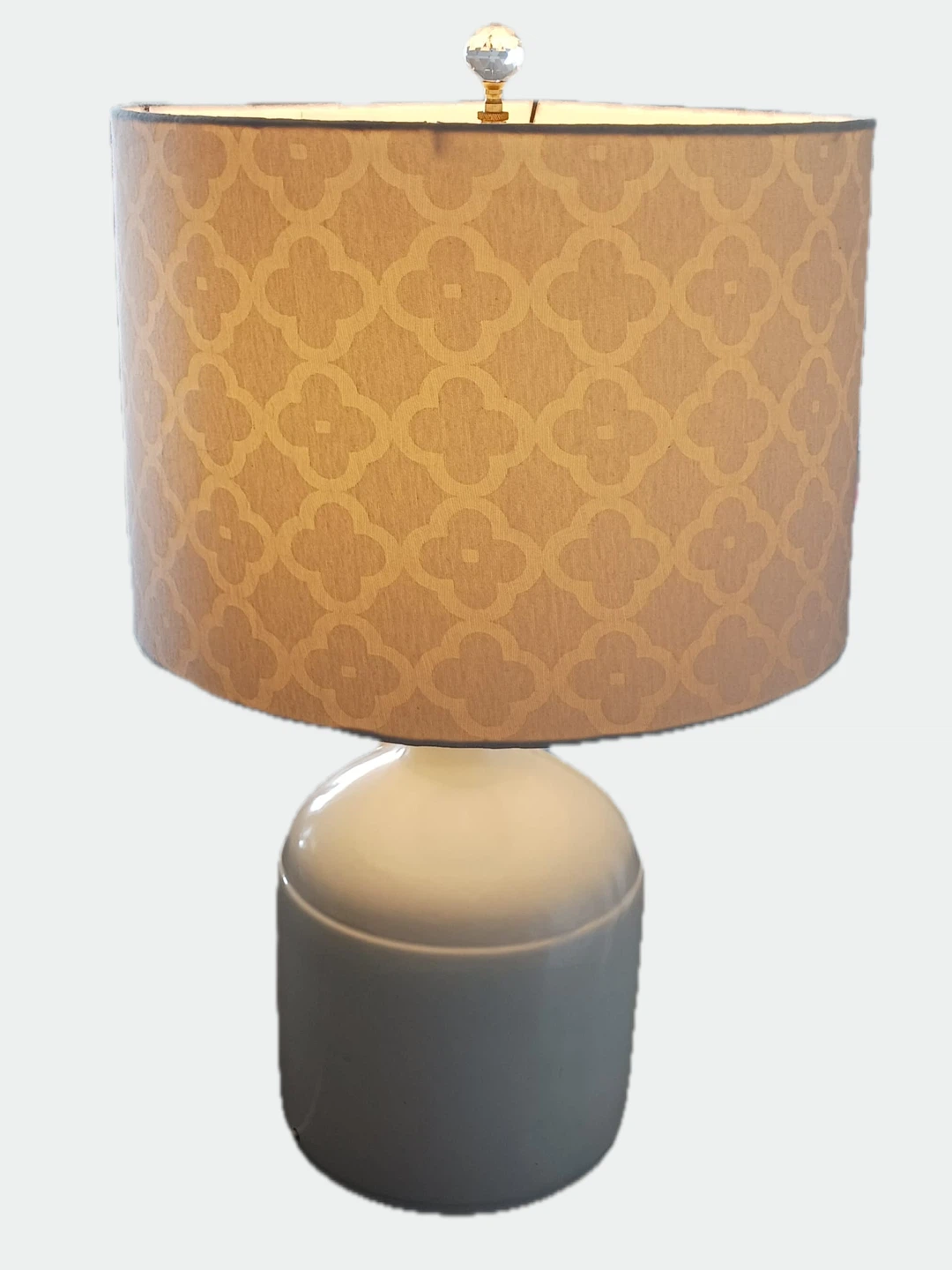 Table Lamp with Patterned Shade