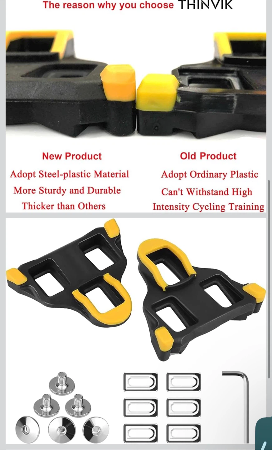 THINVIK SPD-SL Bike Cleats - photo 3
