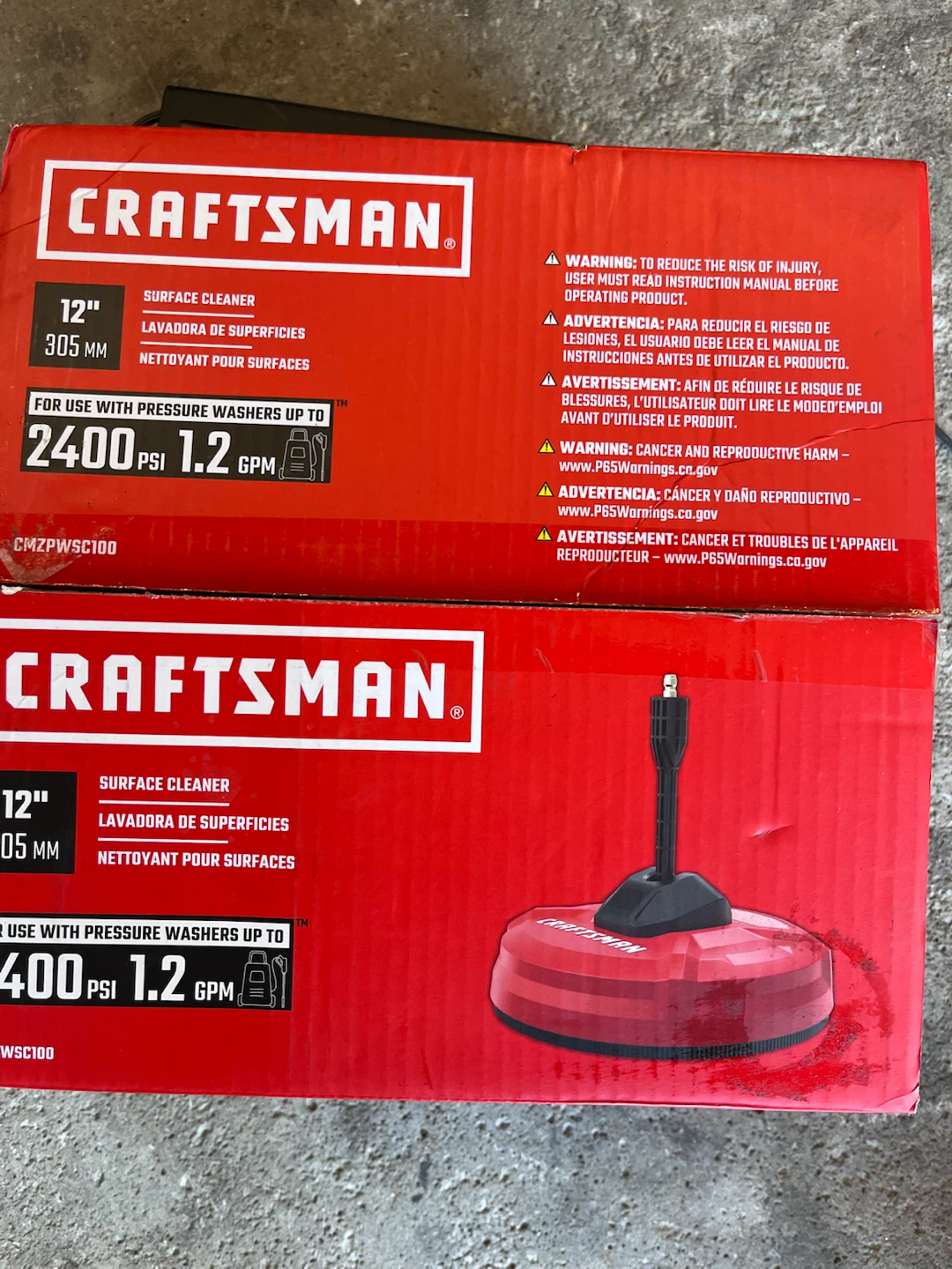 CRAFTSMAN 12" Pressure Washer Surface Cleaner -  NEW - photo 2