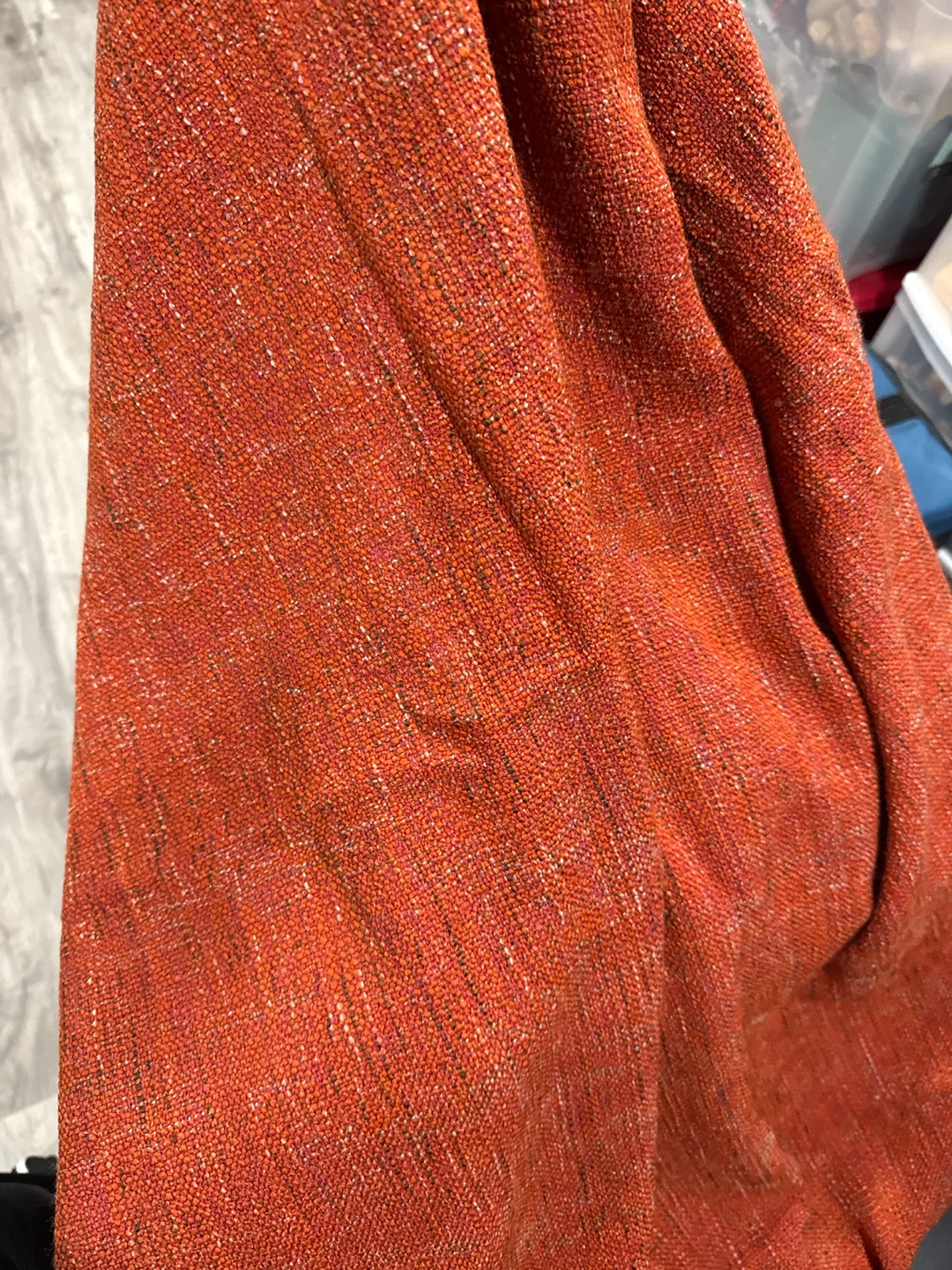 Orange Textured Fabric