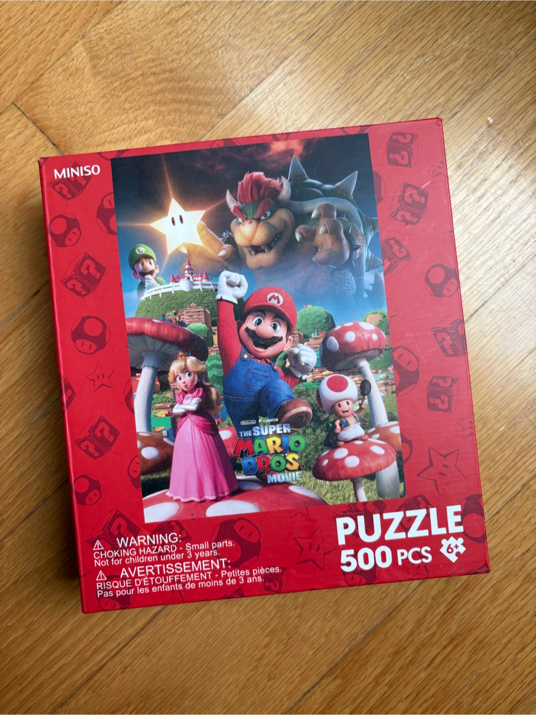 Miniso Super Mario Bros Movie 500 Piece Puzzle