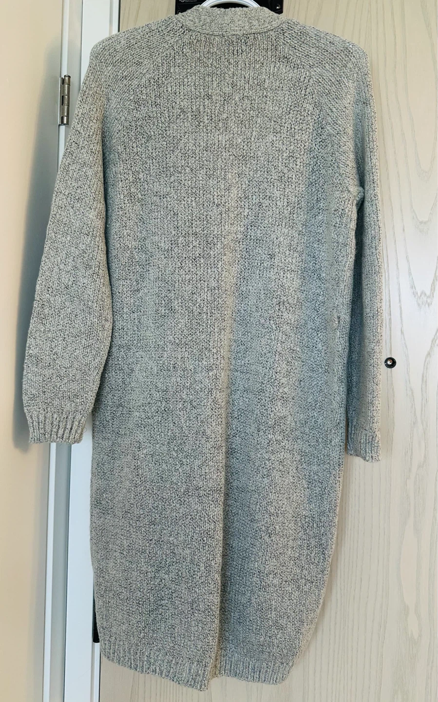 Grey Knit Longline Cardigan (Size-S) - photo 2