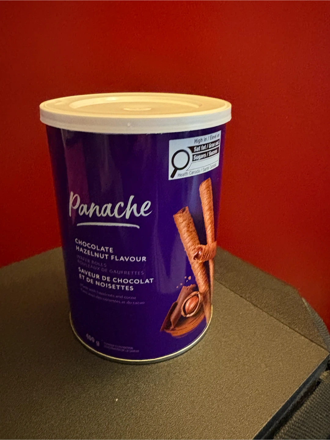 Panache Chocolate Hazelnut Wafer Rolls 400g