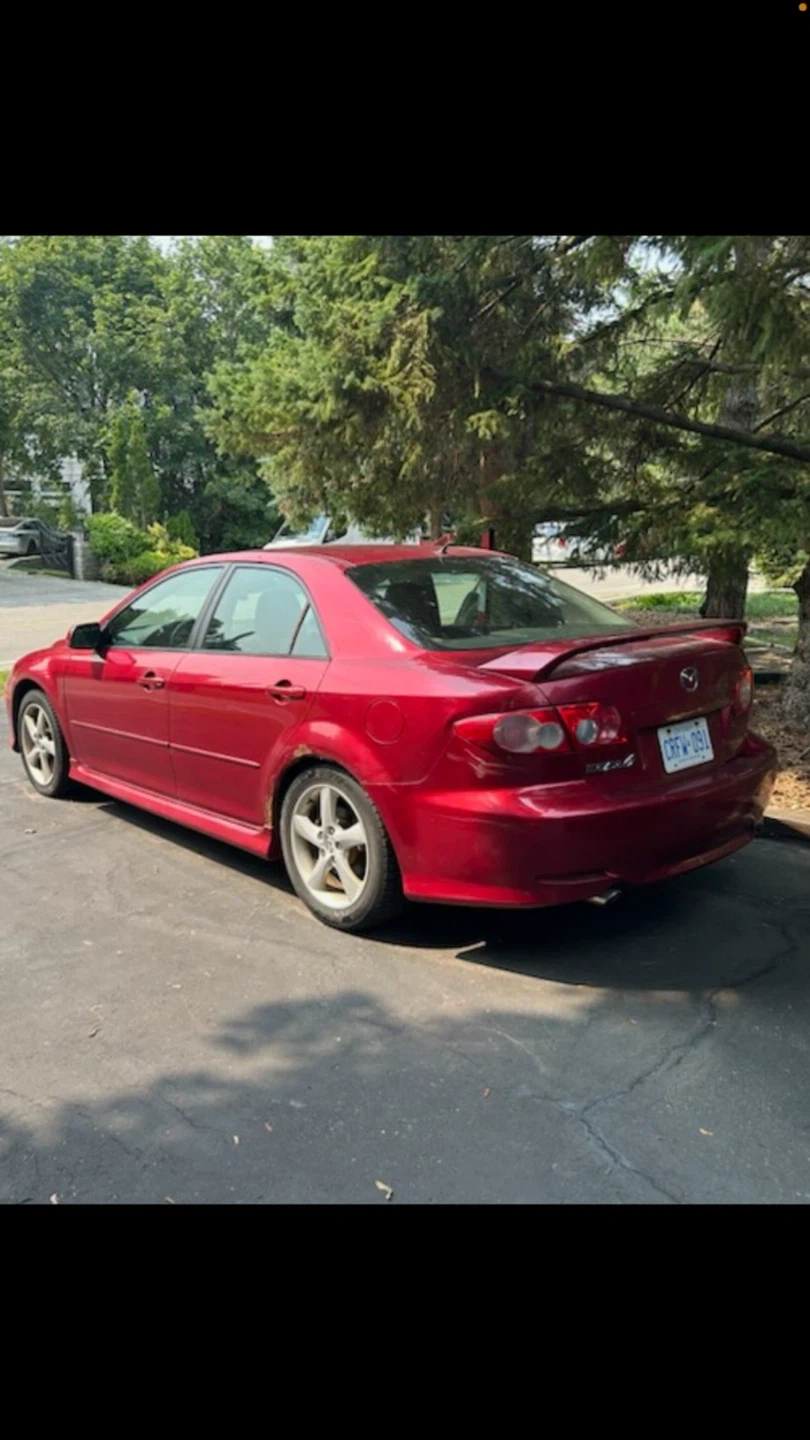 Red Mazda 6 Sedan 2006 refurbish engine - photo 2