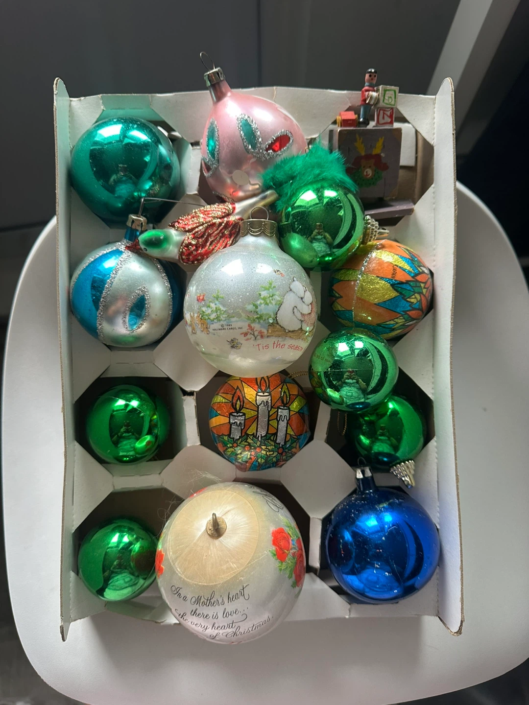 12 Glass Ornaments - photo 2