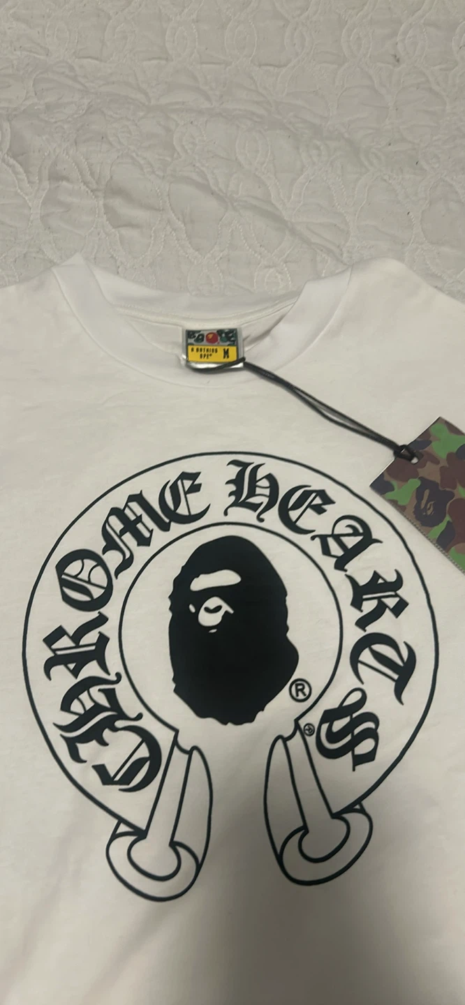 Brand new chrome x bape tee - photo 2
