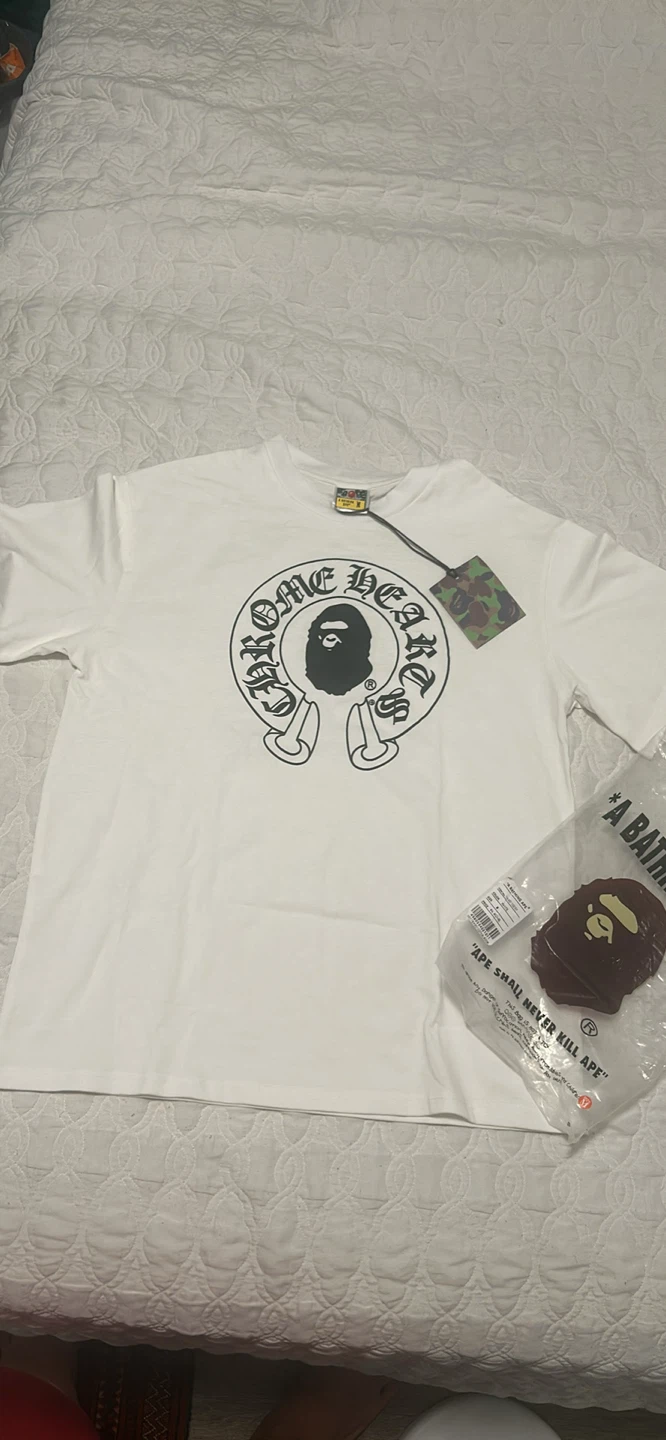 Brand new chrome x bape tee - photo 4
