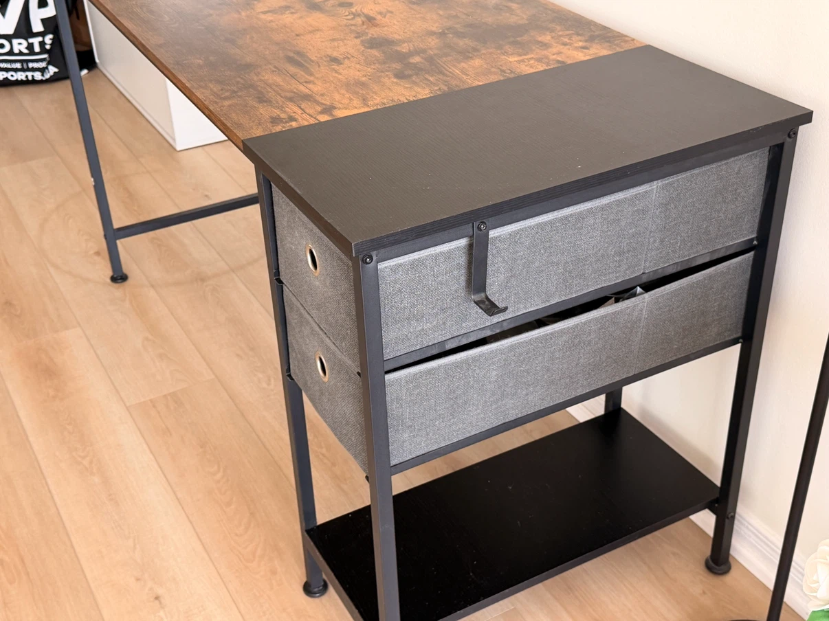 55 inch work desk with drawers - photo 5