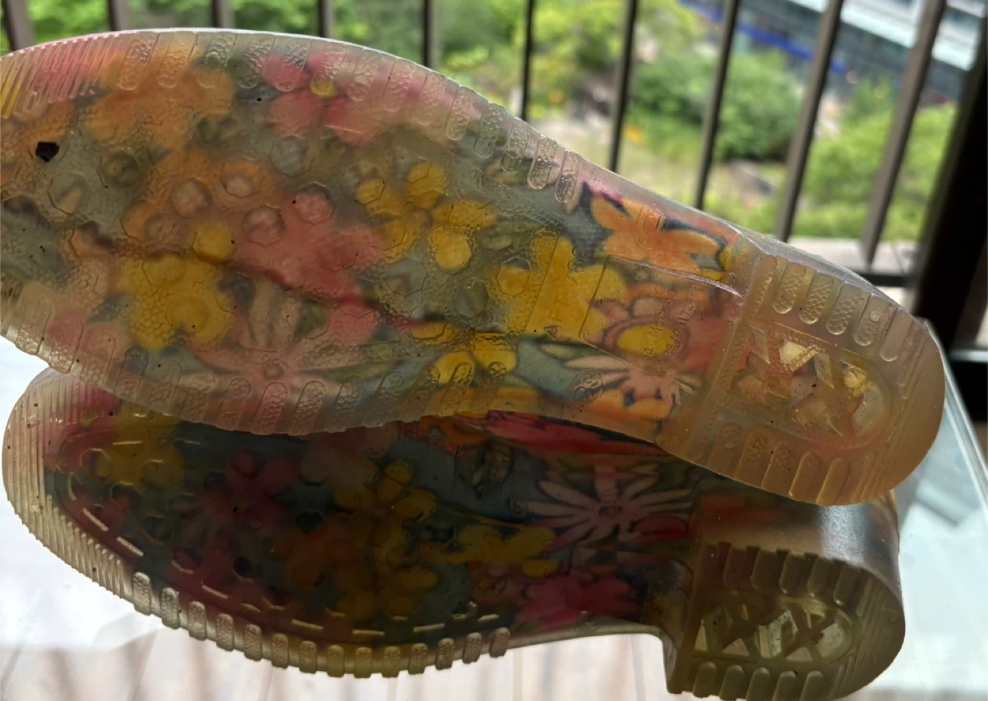 Floral Print Rain Boots - photo 3