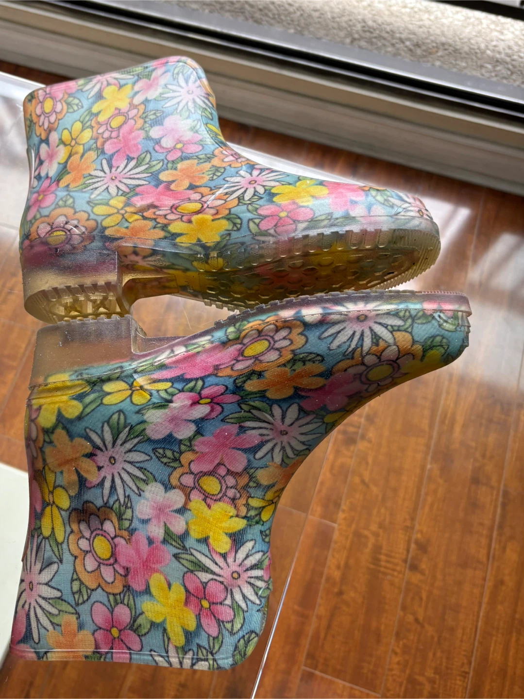 Floral Print Rain Boots - photo 4