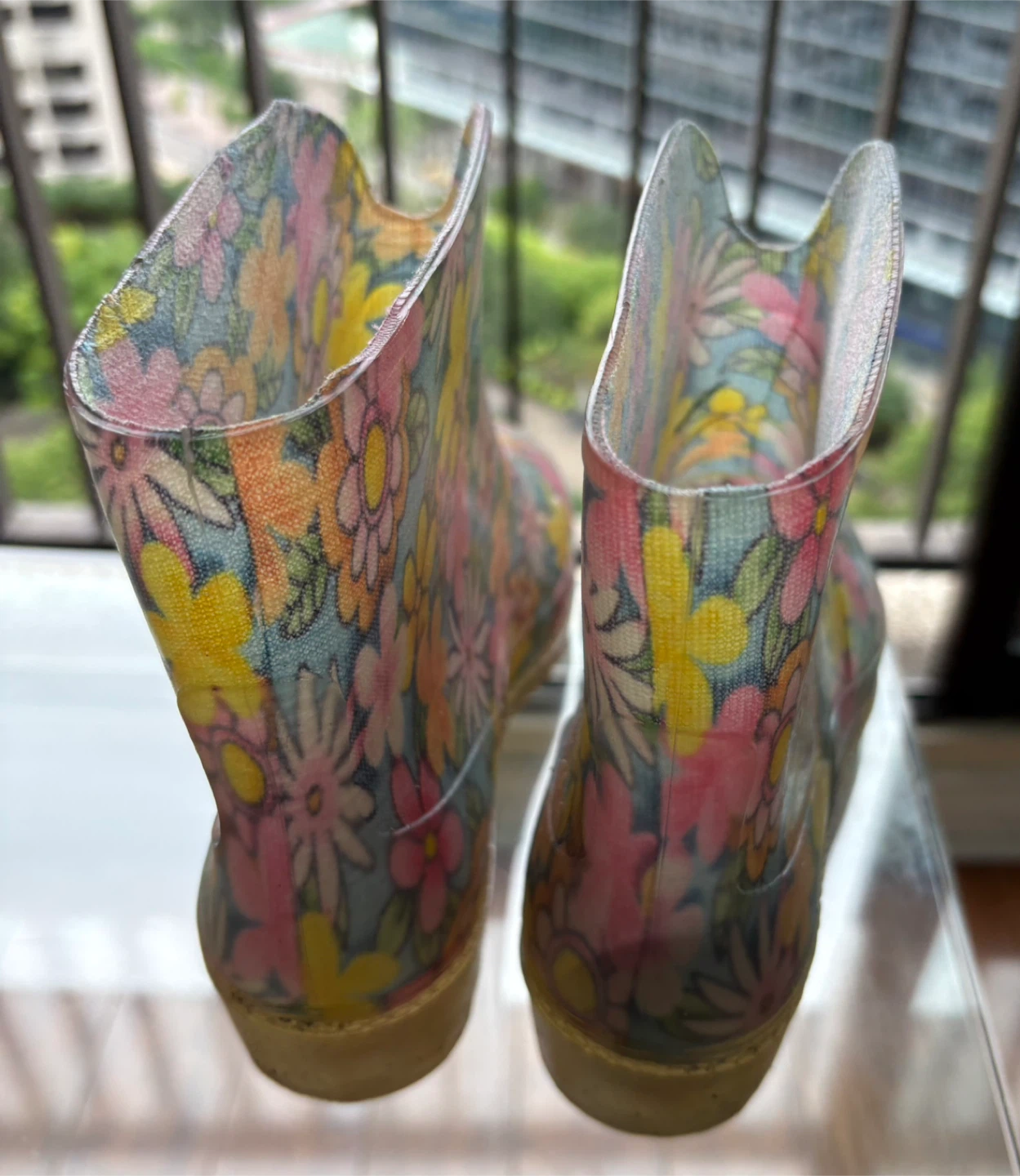 Floral Print Rain Boots - photo 5