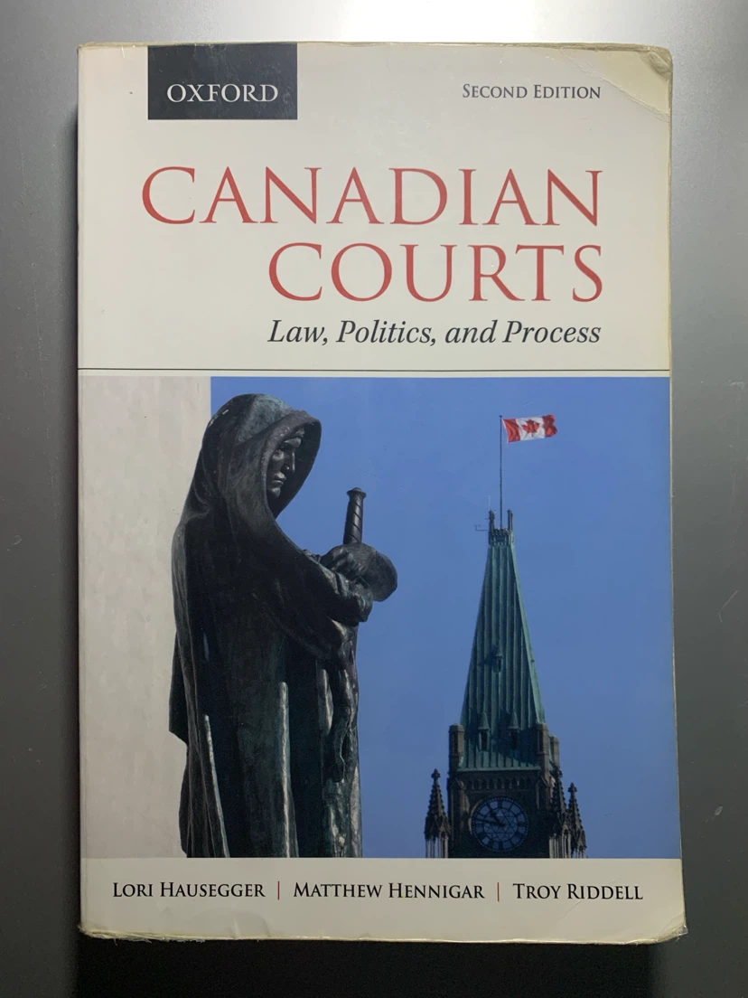 Canadian Courts: Law, Politics, and Process (Second Edition)